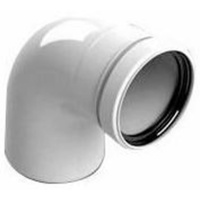 Отвод конденсационный угол 90гр. Ø80 ROMMER