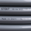 СТ Труба из сшитого полиэтилена STOUT PE-Xa/EVOH Ø20х2,8 - СЕРЫЙ (100 м)