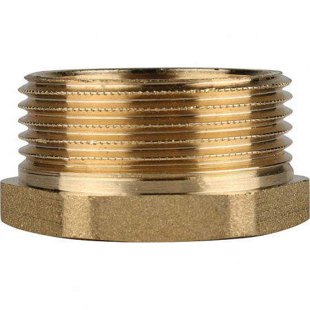 Футорка резьбовая латунная STOUT без покрытия 11/4"x1/2" ВН