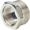 Футорка резьбовая латунная STOUT никель 1"x3/4" ВН