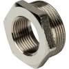 Футорка резьбовая латунная STOUT никель 11/2"x1" ВН