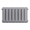 Радиатор биметаллический ROYAL THERMO PIANOFORTE SILVER SATIN 300x8 секций, серый