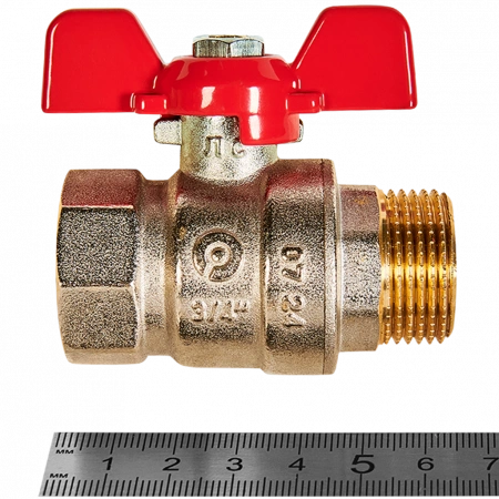 Кран шаровой ROMMER бабочка 3/4" ВН неполнопроходной