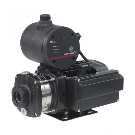 Реле давления GRUNDFOS PM 2, 1,5-5, 10 А, 2-х полюсное, c защитой от "сухого хода" и индикацией теку