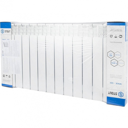 Радиатор биметаллический STOUT SPACE 500х14 секций