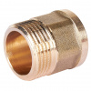 Переход под ключ резьбовой латунный STOUT без покрытия 1/2"х3/4" ВН