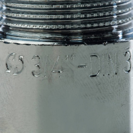 Удлинитель резьбовой латунный STOUT хром 3/4"x20мм ВН