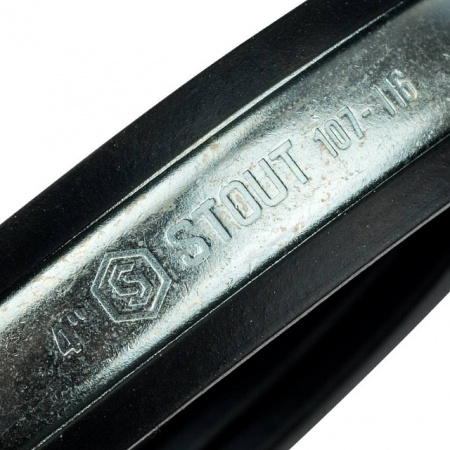 Хомут крепежный без шпильки М8 STOUT Ду100 (107-116) - 4"