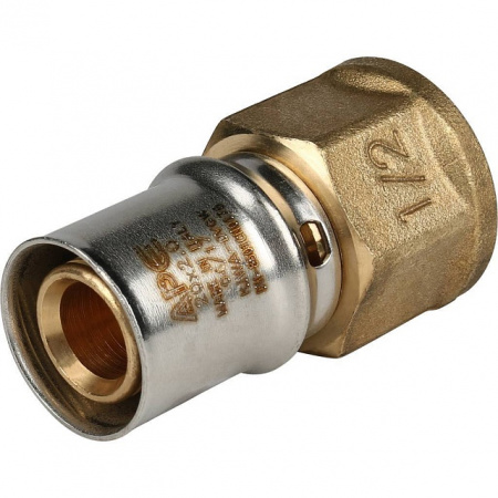 МП Муфта резьбовая пресс для металлопласта STOUT Ø20х1/2" В