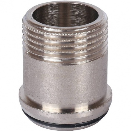 Американка УГЛОВАЯ резьбовая латунная (с прокладкой o-ring) STOUT никель 3/4" ВН
