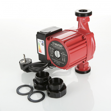 Насос циркуляционный VALTEC RS 25/6 EA 180 (25x60) с гайками