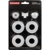 Комплект для монтажа радиаторов ROMMER 1/2" без кронштейнов, белый