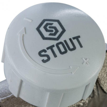 Клапан термостатический прямой STOUT 1/2"