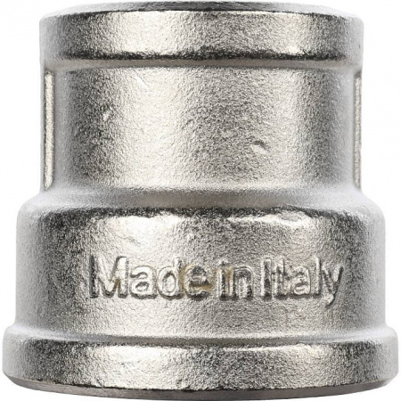Муфта переходная резьбовая латунная STOUT никель 1"X3/4" В
