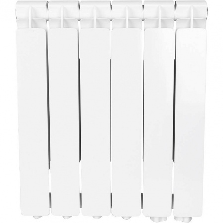 Радиатор алюминиевый STOUT BRAVO 500х6 секций, нижнее правое подключение