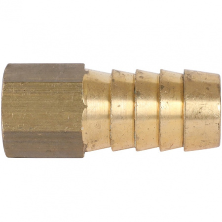 Штуцер резьбовой латунный STOUT без покрытия 1/8"x14мм В