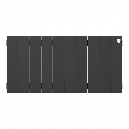 Радиатор биметаллический ROYAL THERMO PIANOFORTE NOIR SABLE 300x10 секций, чёрный