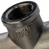 Тройник резьбовой латунный STOUT никель 3/8" В