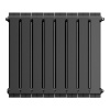 Радиатор биметаллический ROYAL THERMO PIANOFORTE NOIR SABLE NEW 500x8 секций, черный