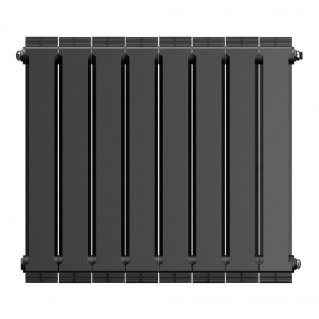 Радиатор биметаллический ROYAL THERMO PIANOFORTE NOIR SABLE NEW 500x8 секций, черный