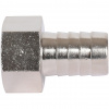 Штуцер резьбовой латунный STOUT никель 1/2"x16мм В