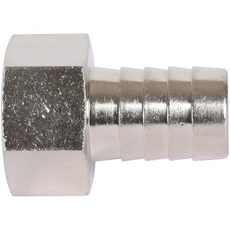 Штуцер резьбовой латунный STOUT никель 1/2"x16мм В