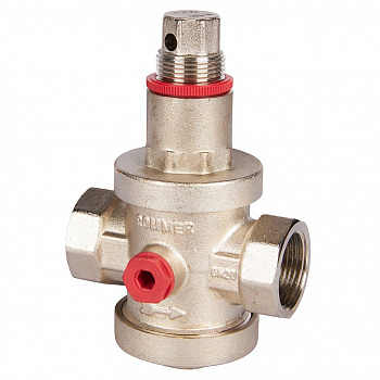 Редуктор давления PN25 вн/вн 3/4 с выходом под манометр ROMMER