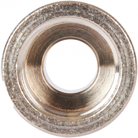 Переход под ключ резьбовой латунный STOUT никель 1/2"х3/8" ВН