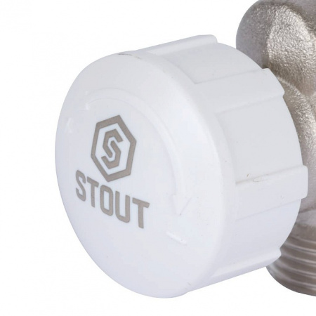 Клапан термостатический осевой STOUT 1/2"х3/4"ЕК
