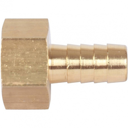 Штуцер резьбовой латунный STOUT без покрытия 1/2"x12мм В