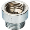 Удлинитель резьбовой латунный STOUT хром 1/2"x10мм ВН