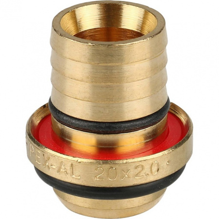 МЦ Тройник переходной цанга для металлопласта STOUT Ø20х20х16