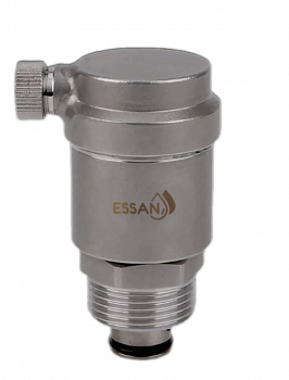 Воздухоотводчик автоматический прямой ESSAN STONG нержавейка 1/2", с боковым клапаном (100)