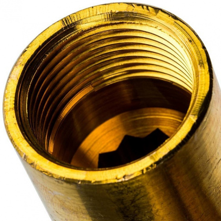 Удлинитель резьбовой латунный STOUT без покрытия 3/4"x30мм ВН