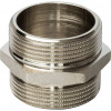 Ниппель резьбовой латунный STOUT никель 11/4" Н