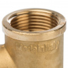 Тройник переходной латунный STOUT без покрытия 3/4"x1/2"x3/4" В