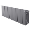 Радиатор биметаллический ROYAL THERMO PIANOFORTE SILVER SATIN 200x12 секций, серый