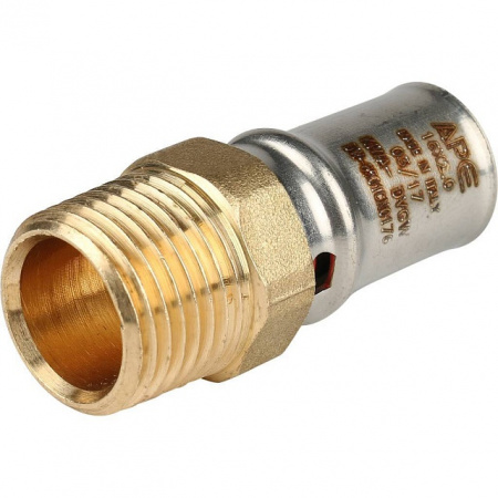 МП Муфта резьбовая пресс для металлопласта STOUT Ø16х1/2" Н
