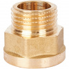 Переход под ключ резьбовой латунный STOUT без покрытия 1/2"х1/2" ВН