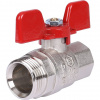 Кран шаровой с американкой STOUT бабочка EPDM 1/2"