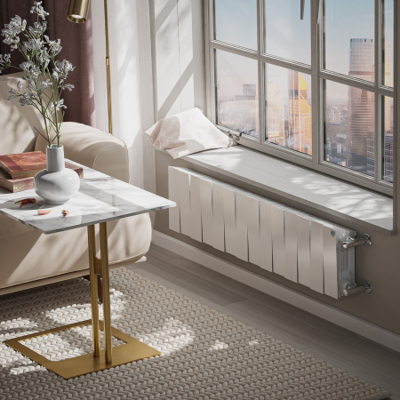 Радиатор биметаллический ROYAL THERMO PIANOFORTE BIANCO TRAFFICO 200x14 секций