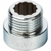 Удлинитель резьбовой латунный STOUT хром 1/2"x10мм ВН