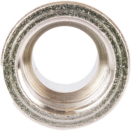 Переход под ключ резьбовой латунный STOUT никель 1/2"х1/2" ВН