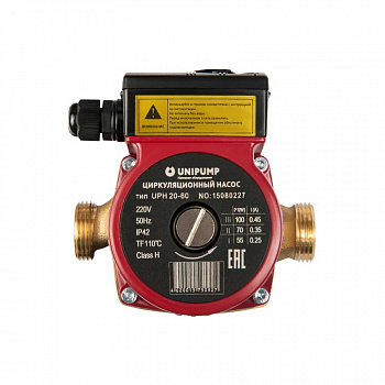 Насос для рециркуляции UNIPUMP UPН 20-60 130мм ГВС (5 лет гарантии)
