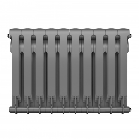 Радиатор биметаллический ROYAL THERMO BILINER SILVER SATIN 500x10 секций, серый