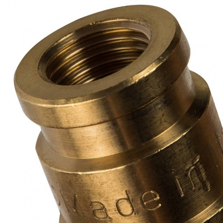 Муфта переходная резьбовая латунная STOUT без покрытия 3/8"x1/4" В