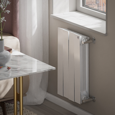 Радиатор биметаллический ROYAL THERMO PIANOFORTE BIANCO TRAFFICO NEW 500x4 секций