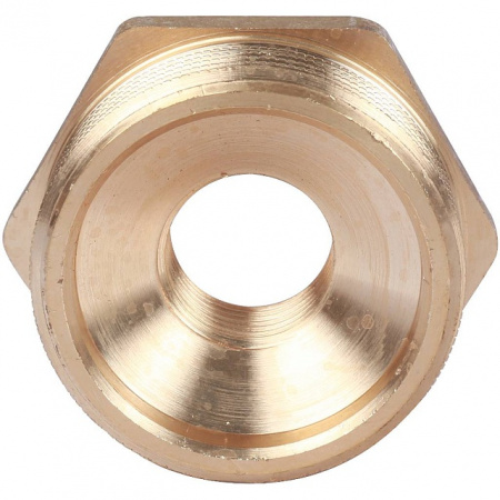 Футорка резьбовая латунная STOUT без покрытия 11/2"x1/2" ВН