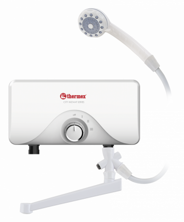 Водонагреватель проточный электрический THERMEX City 3500 безнапорный 1х230В (SpT070852)