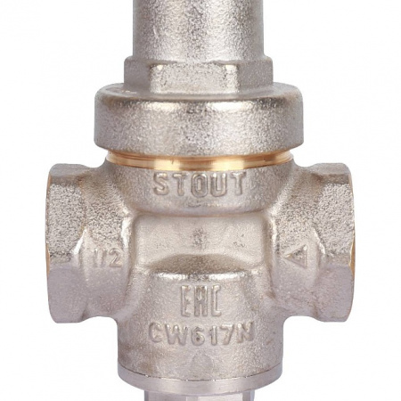 Редуктор давления STOUT PN16 вн/вн 1/2" без подкл. манометра